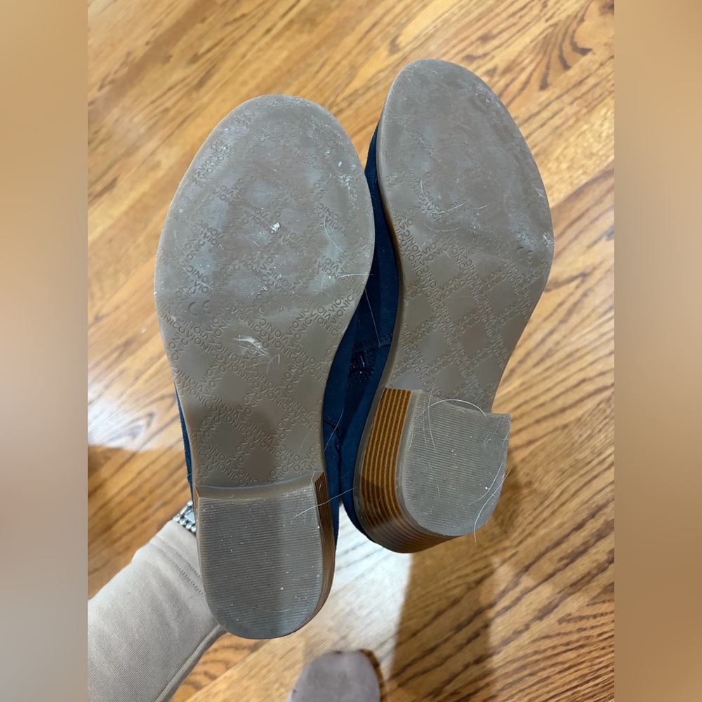 Vionic Suede Ankle Booties - Picture 5 of 6